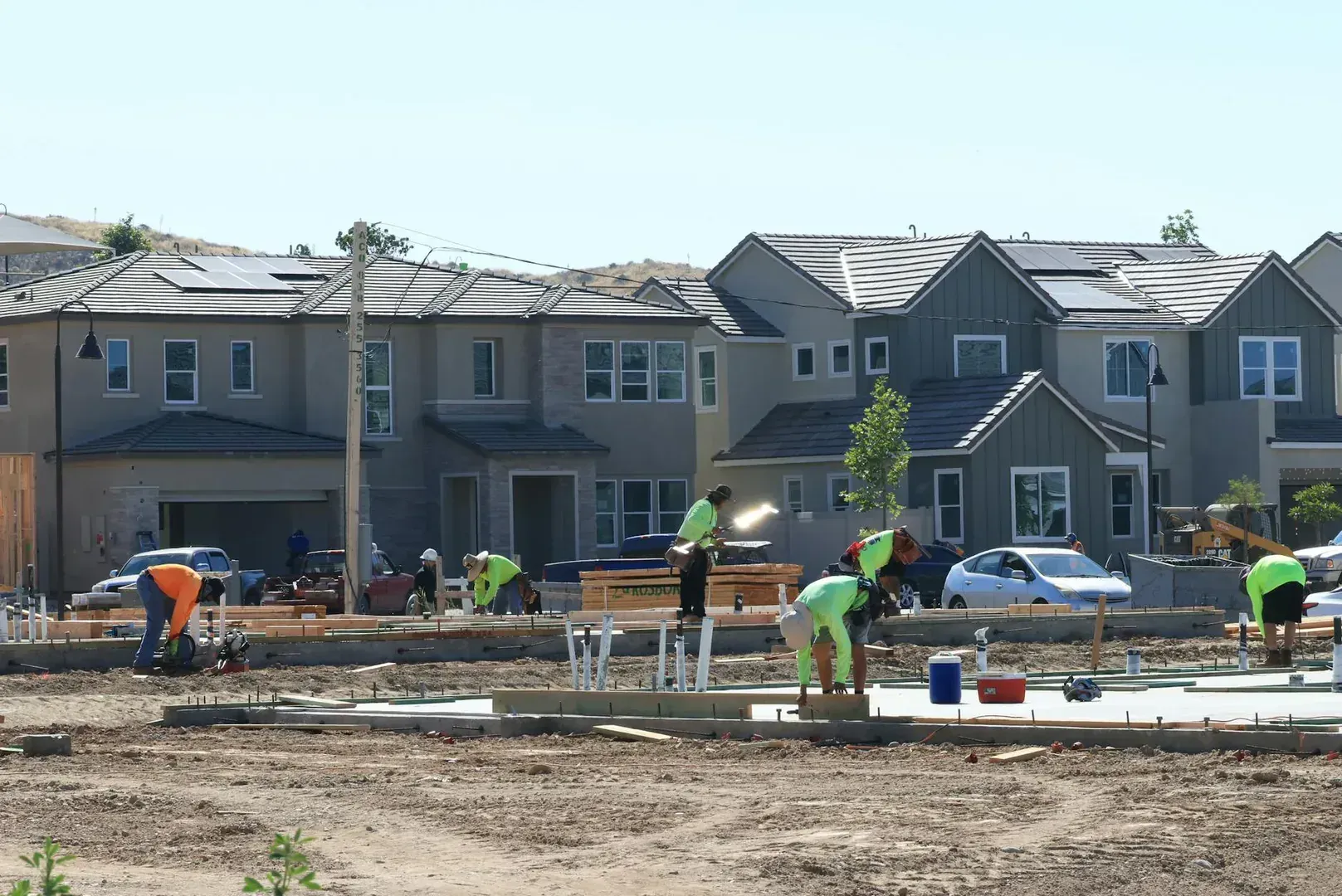 Our roofing team at work